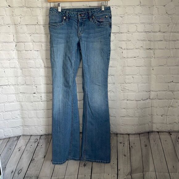 Harley Davidson Women’s Light Wash Jeans size 4 - Picture 1 of 8
